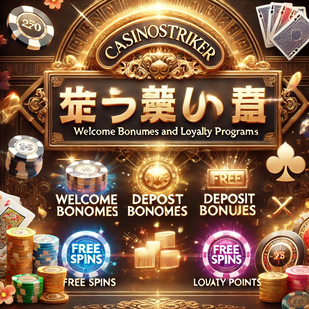 CasinoStrikerのボーナスとロイヤルティプログラム