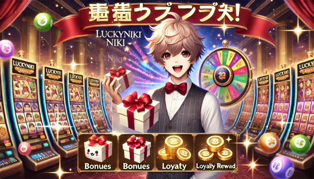 LuckyNikiカジノのボーナスとロイヤルティプログラム