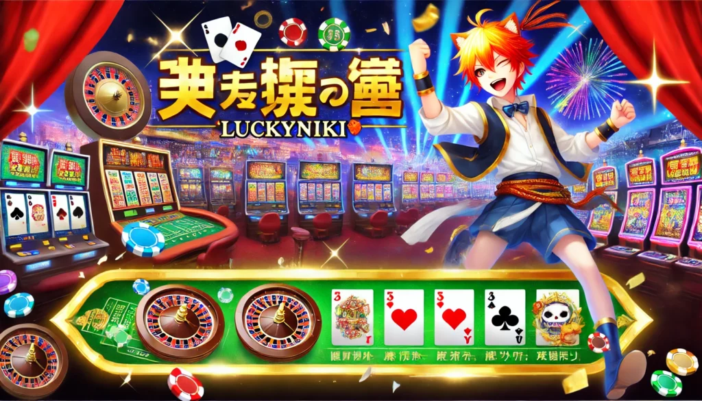 LuckyNikiオンラインカジノのゲーム